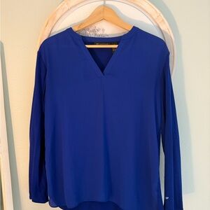 INC International Concepts Royal Blue Blouse